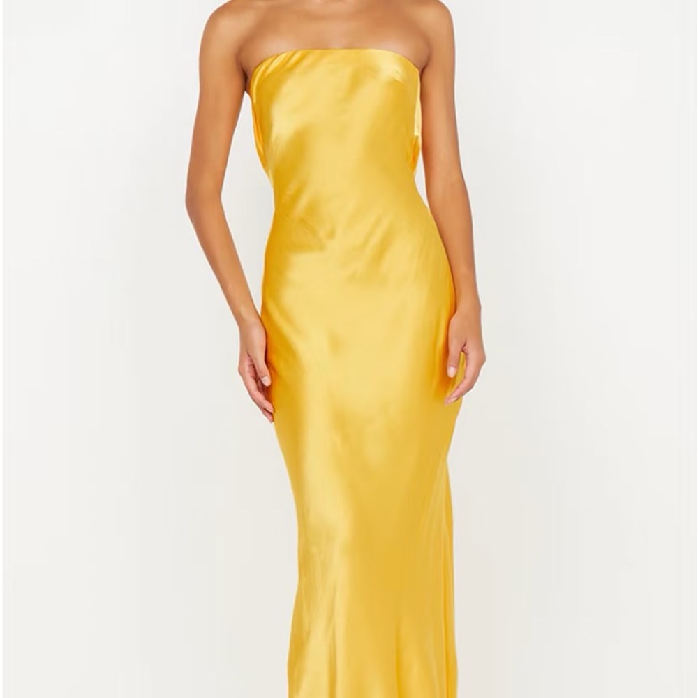 Bec & Bridge MOONDANCE STRAPLESS DRESS Mango